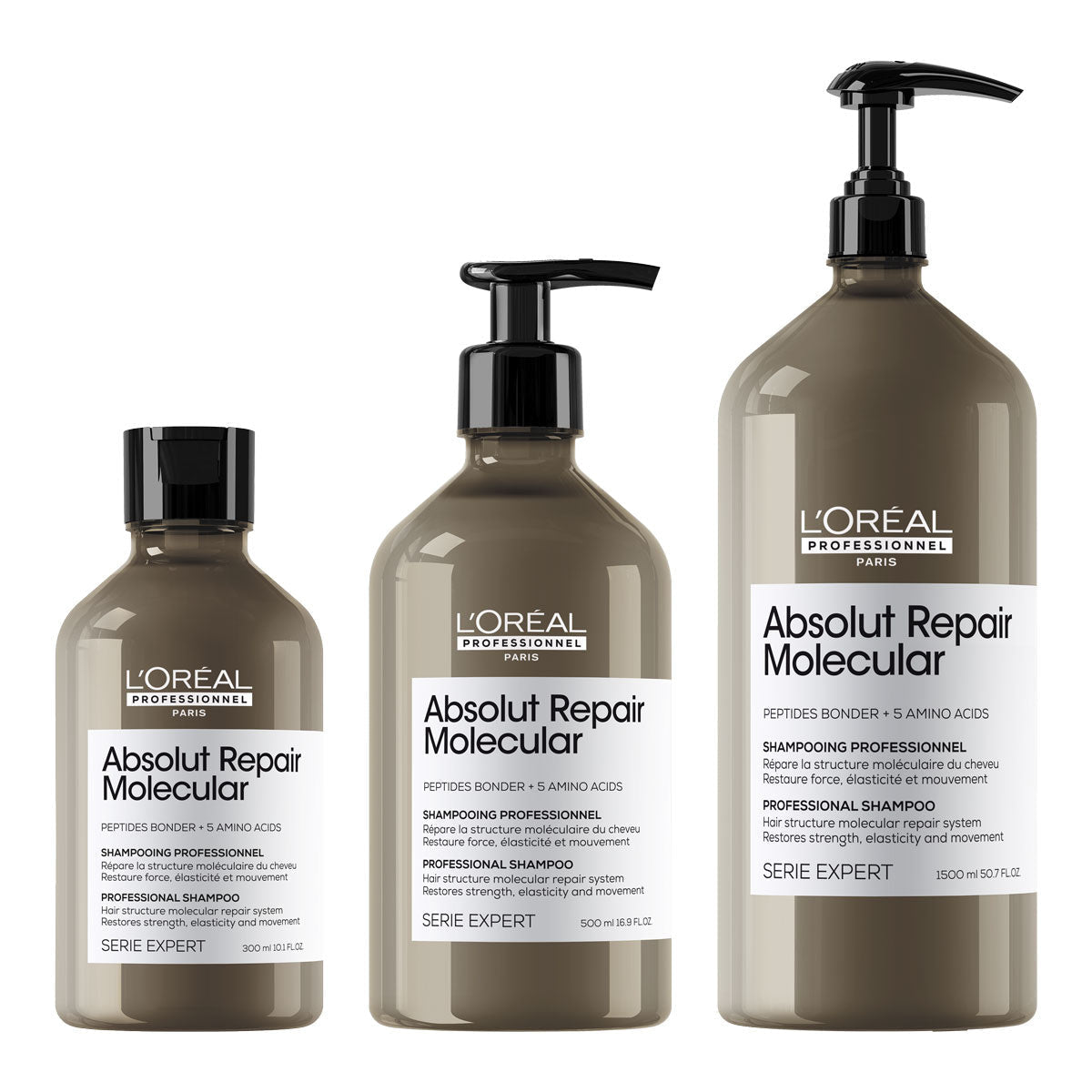 Loreal SE Absolut Repair Molecular Shampoo - KOOS • alles voor de kapper - Loreal - Shampoo