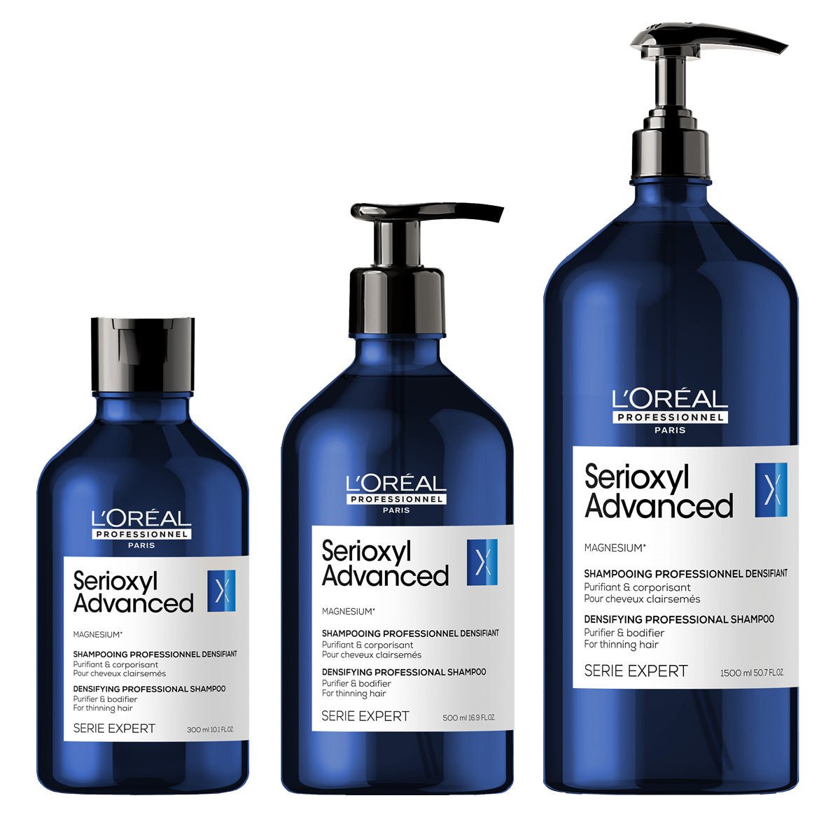 Loreal SE Serioxyl Advanced Shampoo - KOOS • alles voor de kapper - Loreal - Shampoo