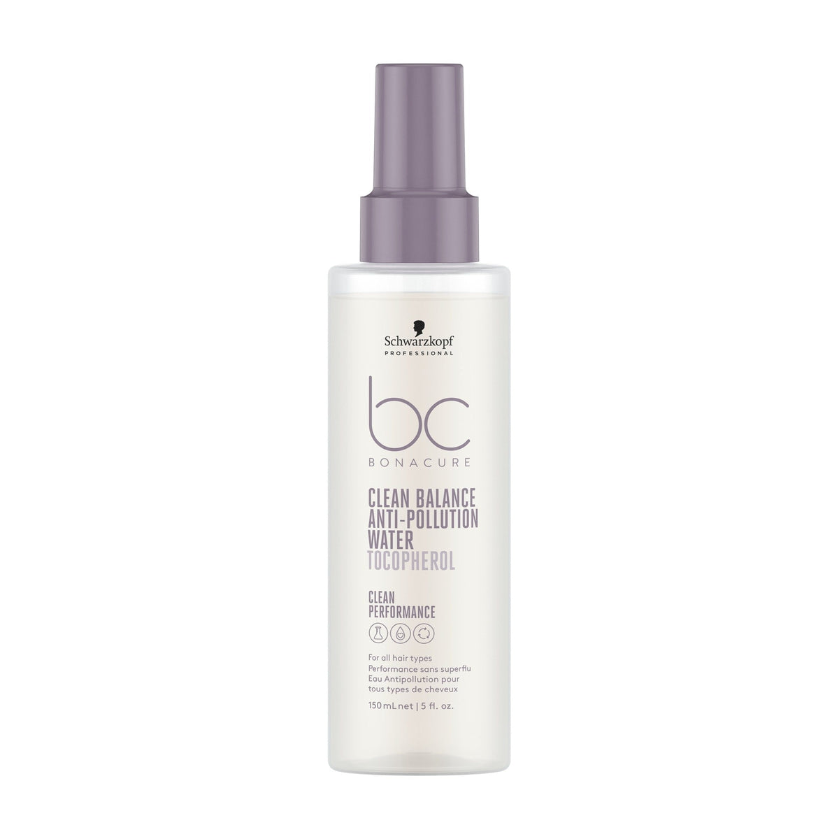Schwarzkopf BC CP Clean Balance Anti-Pollution Water 150ml - KOOS • alles voor de kapper - Schwarzkopf - Leave-in conditioner