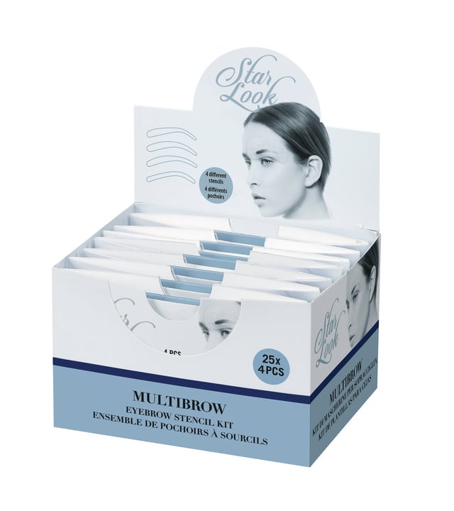 Star Look Multibrow Eyebrow Stencil Kit - KOOS • alles voor de kapper - Sibel - Wenkbrauwen