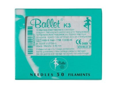 Ballet Naald R.V.S. K3 50 St - KOOS • alles voor de kapper - KOOS - Beauty accessoires