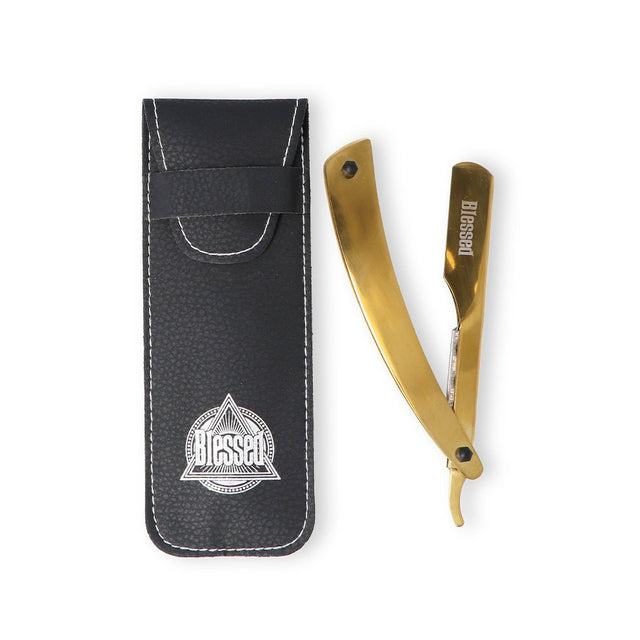 Eurostil Styling Razor Blessed Metal Gold - KOOS • alles voor de kapper - Eurostil - Kappersmes