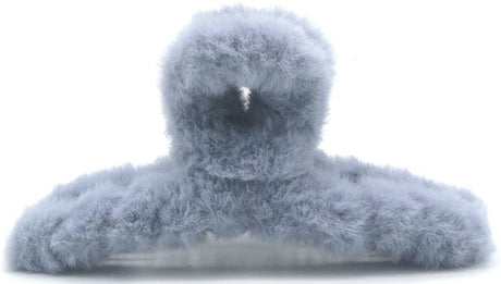 Haarklem fluffy grijs 12,5cm - KOOS • alles voor de kapper - KOOS - Haarmode