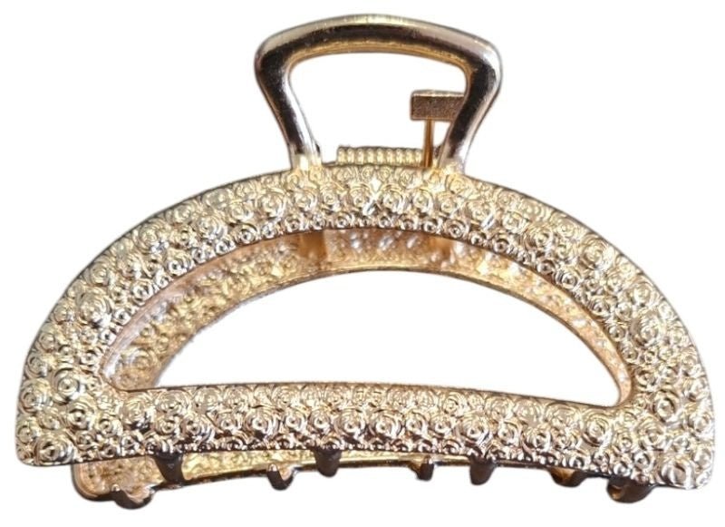 Haarklem metal gold rond 7cm - KOOS • alles voor de kapper - KOOS - Haarmode
