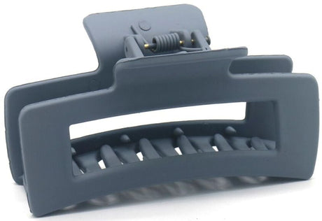 Haarklem open steel grey 8,5cm - KOOS • alles voor de kapper - KOOS - Haarmode