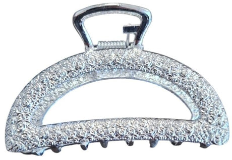 Haarklem rond metal zilver 7cm - KOOS • alles voor de kapper - KOOS - Haarmode