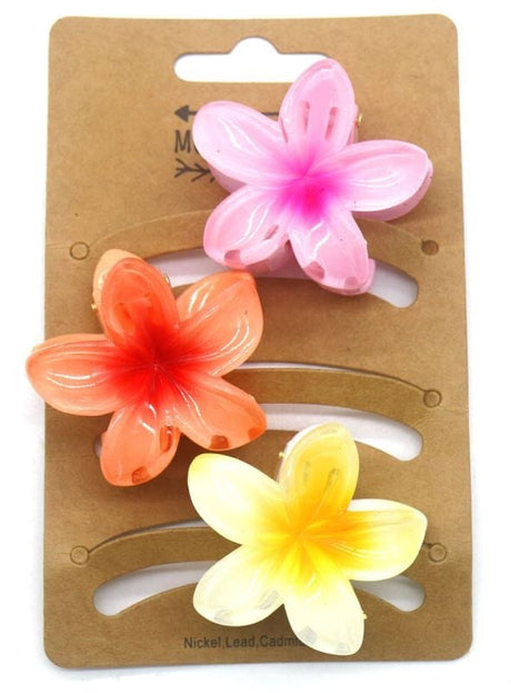haarklem set 3 stuks kleurige bloemen - KOOS • alles voor de kapper - KOOS - Haarmode