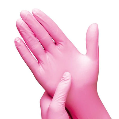 Handschoenen Pink Nitrile 100st - KOOS • alles voor de kapper - KOOS - Handschoenen