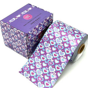Happy Foils Violet Hearts Embossed Highlight Folie 100m - KOOS • alles voor de kapper - Happy Foils - Folies