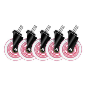 Kappersfiets Wielen Roze Set 5st - KOOS • alles voor de kapper - KOOS - Wieltjes