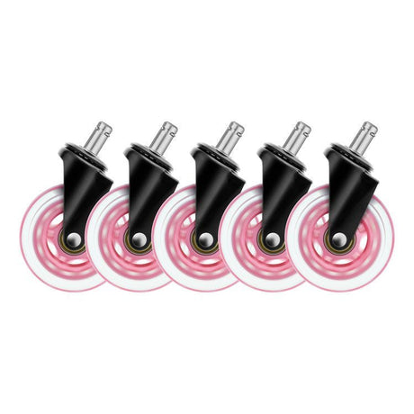 Kappersfiets Wielen Roze Set 5st - KOOS • alles voor de kapper - KOOS - Wieltjes