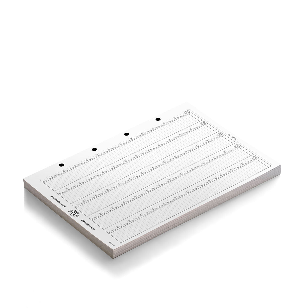 KvdB Vulling Afsprakenbladen 5 Koloms A4 200 vel - KOOS • alles voor de kapper - KOOS - Planners
