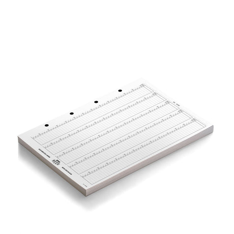 KvdB Vulling Afsprakenbladen 5 Koloms A4 200 vel - KOOS • alles voor de kapper - KOOS - Planners