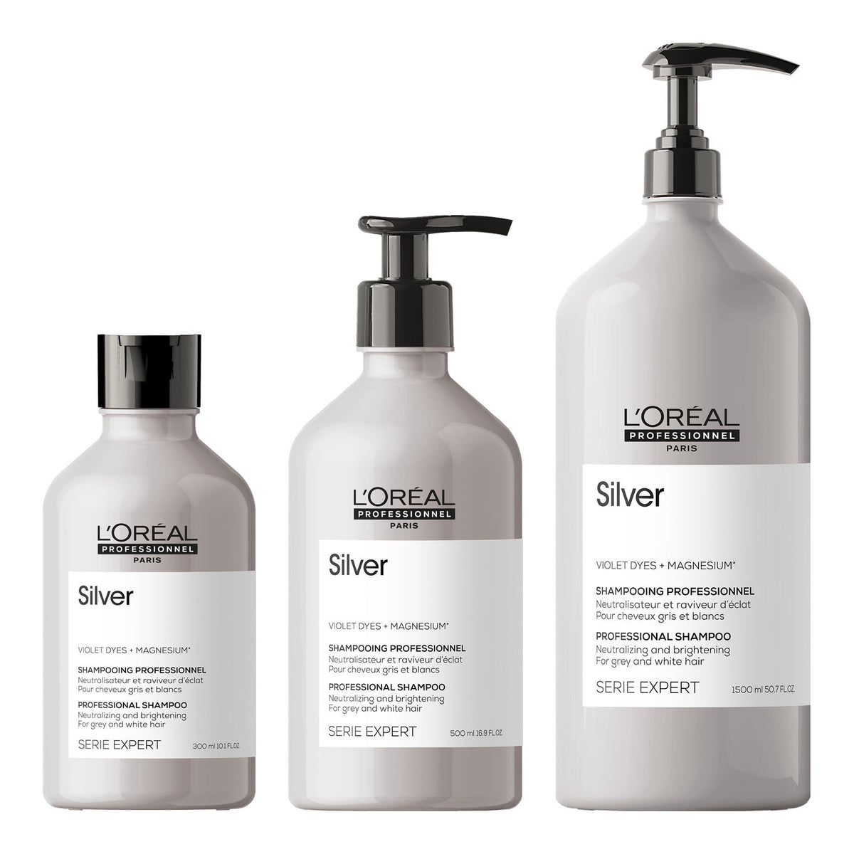 Loreal SE Silver Shampoo - KOOS • alles voor de kapper - Loreal - Shampoo