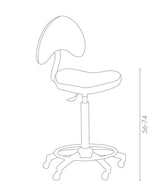 Medical & Beauty Arizona Stool With Backrest - KOOS • alles voor de kapper - Medical & Beauty - Beautysalon