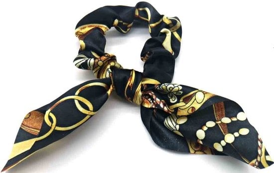 Scrunchie met Strik - KOOS • alles voor de kapper - KOOS - Elastiekjes