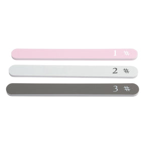 Sibel Nagelvijlen 3-Step Set 3st - KOOS • alles voor de kapper - Sibel - Nagelvijlen