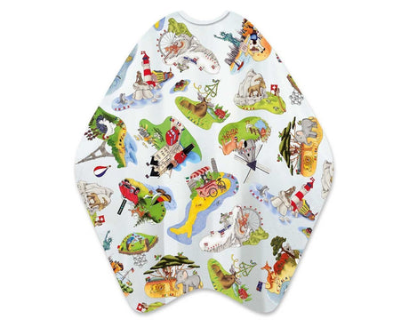 Trend Design Kinderlaken Kid's World - KOOS • alles voor de kapper - Trend Design - Kinder kapmantels