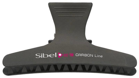 Verdeelklem Carbon Sibel 8,5cm 3st - KOOS • alles voor de kapper - Sibel - Verdeelklemmen