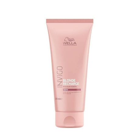 Wella Invigo Color Recharge Warm Blonde Conditioner 200ml - KOOS • alles voor de kapper - Wella - Kleuronderhoud